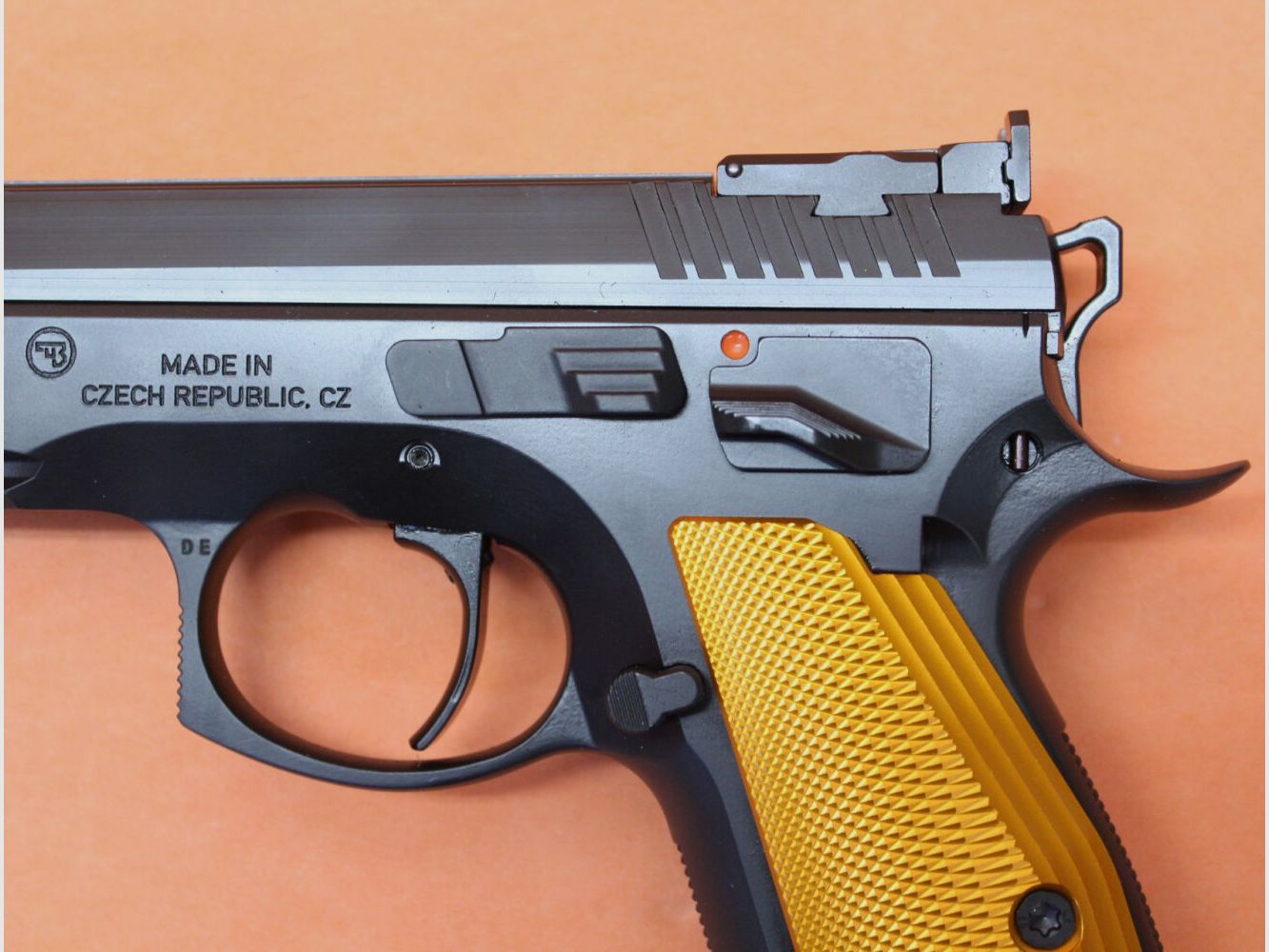 CZUB Frankonia Ha.Pistol 9mmLuger Frankonia CZ75 Taipan ORANGE Pro Tuning 6"/152mm Barrel/Sport Sight