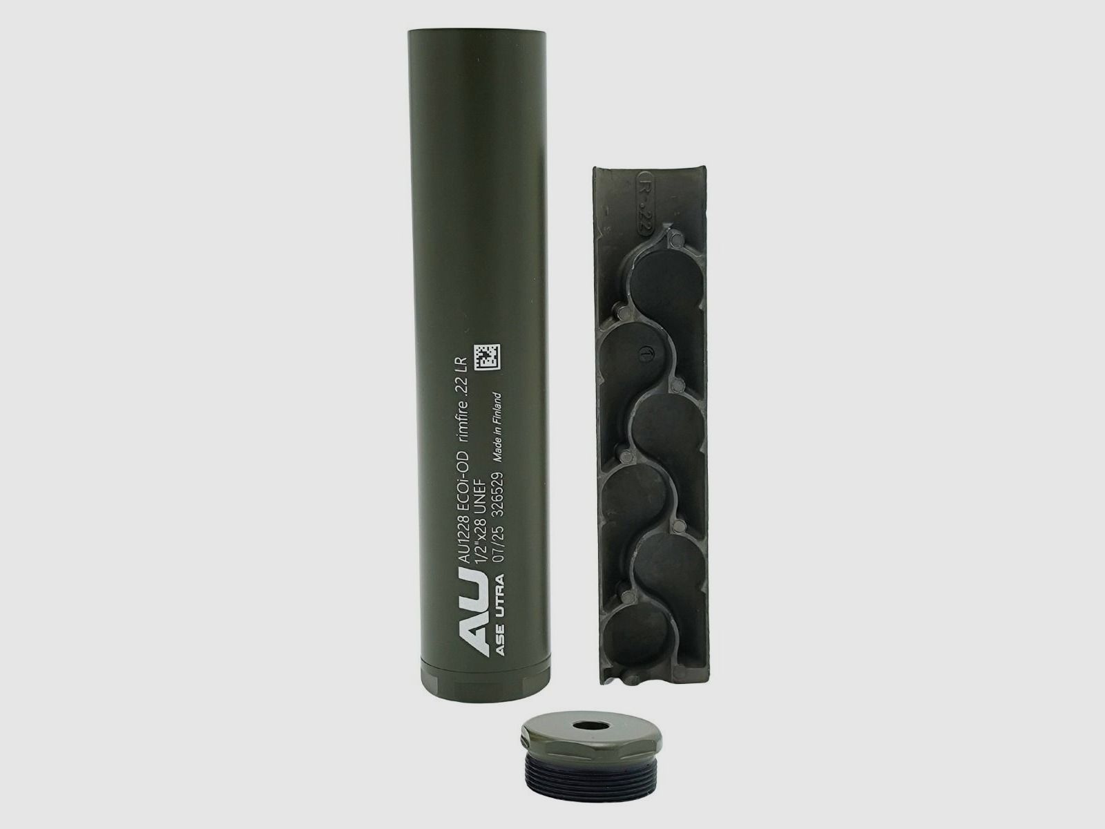 Schalldämpfer 22LR Ase Utra ECO Rimfire OD GRÜN, Bild 4 von 6