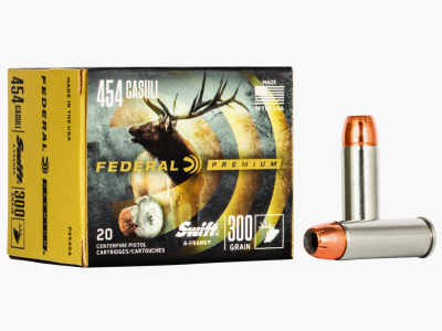 Federal Büchsenmunition Premium .454 Casull 19,4 g / 300 gr Swift A-Frame Vital Shok