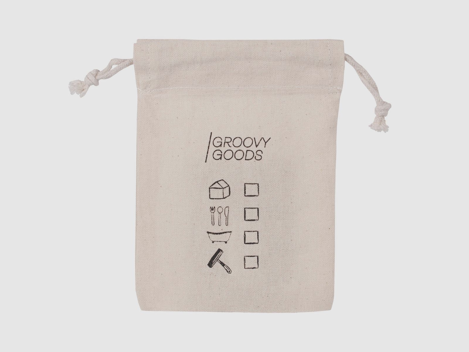 Storage bag for solid cleaners