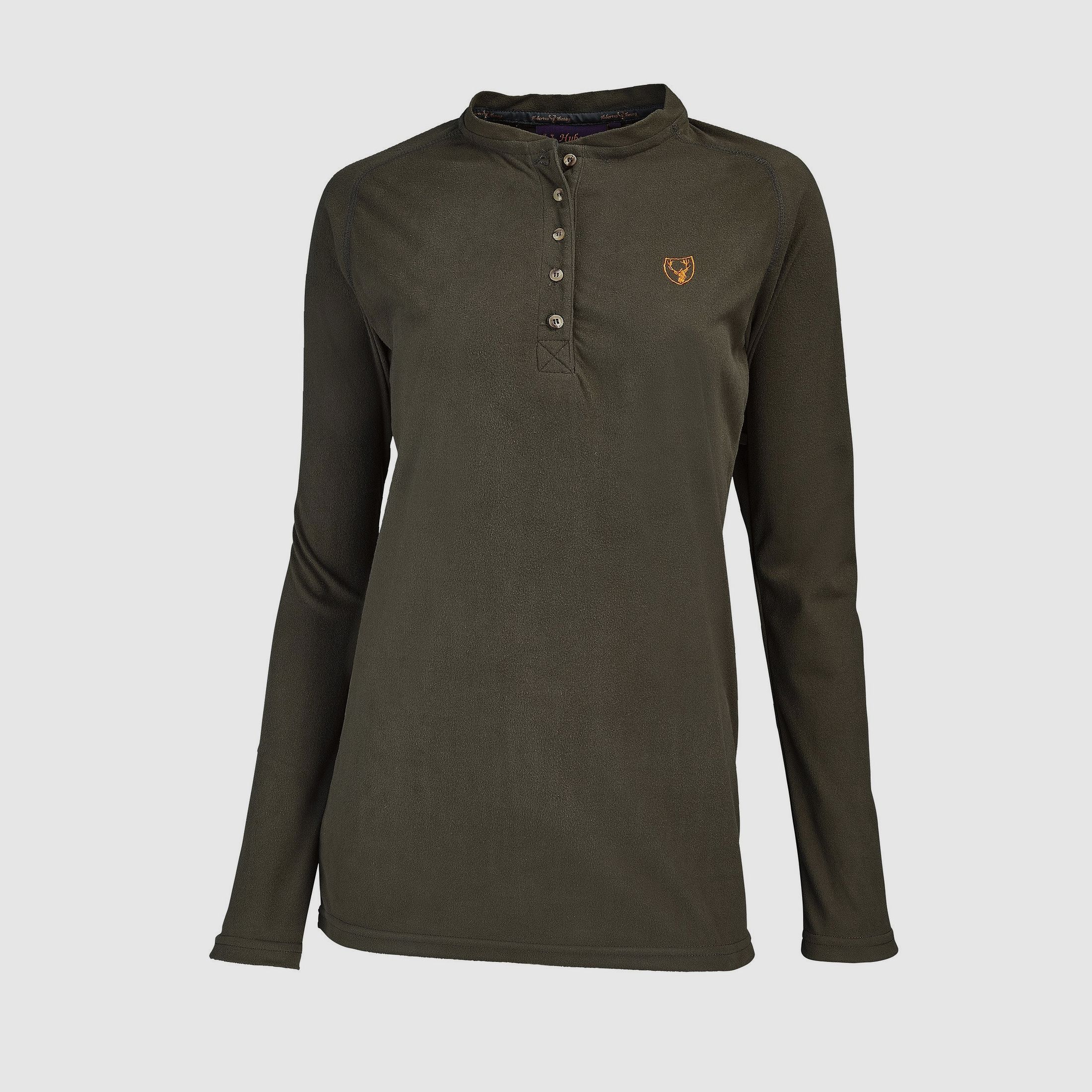 Hubertus Funktionsshirt mit Knopfleiste