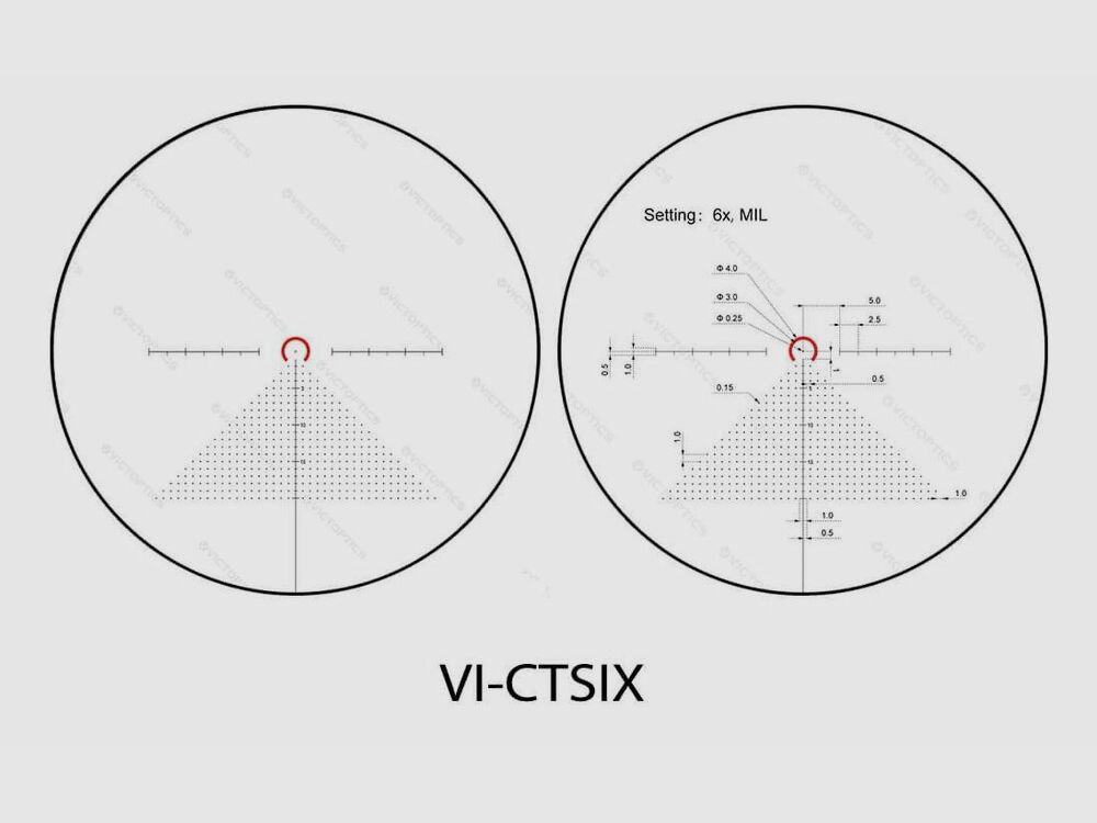 VictOptics SRD 1x27x39 otto reticoli, immagine 8 di 9