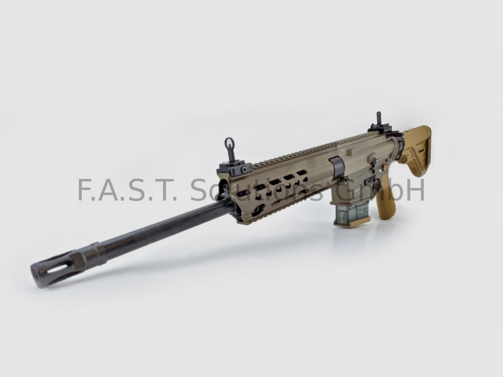 Heckler & Koch HK SLB MR308, A3-Version, 16,5", sandfarben .308Win