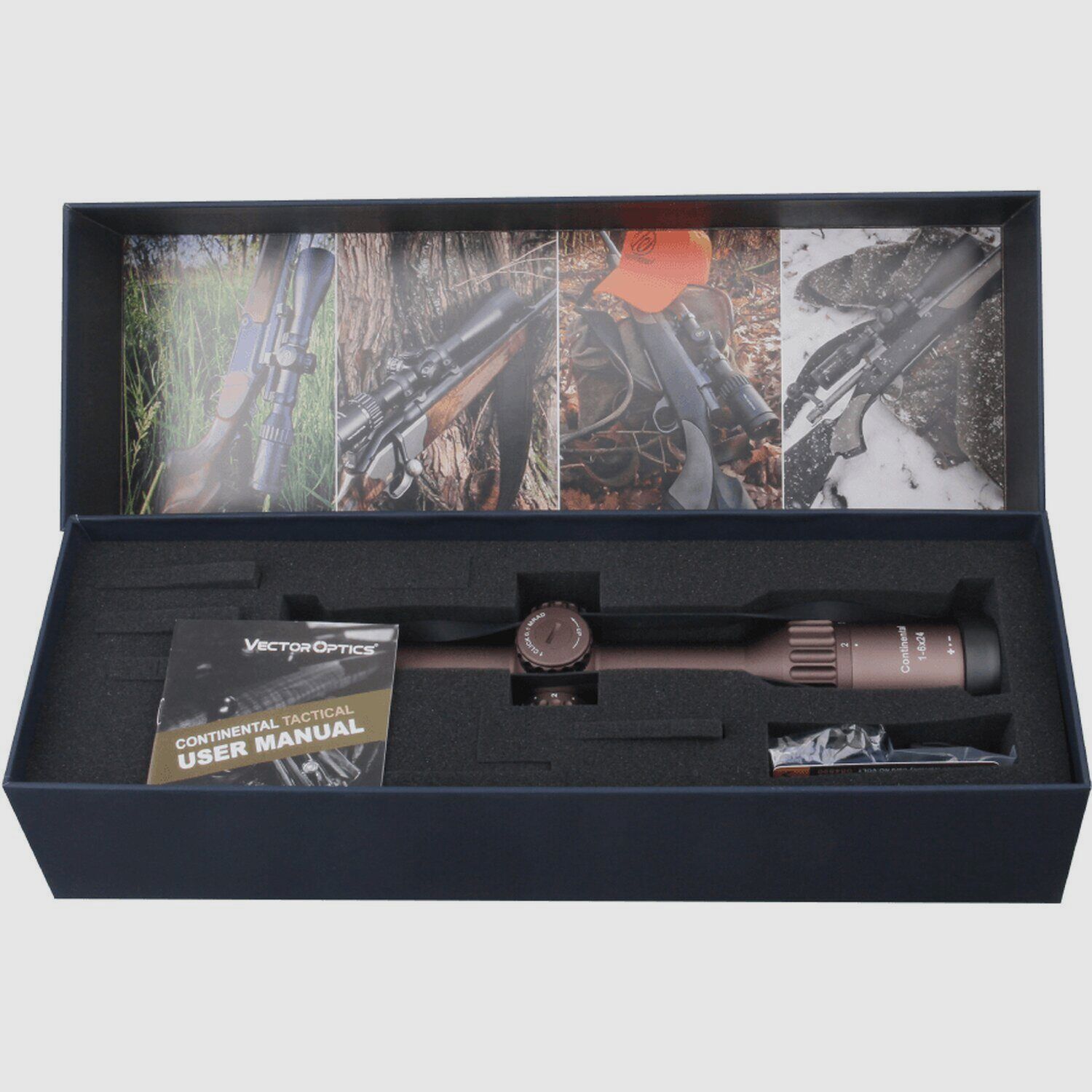Vector Optics Luneta Continental X6 1-6×24 Sfp Ret Bdc Coyote, zdjęcie 5 z 6