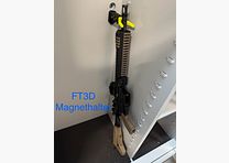 Magnetic long gun holder – Adjustable | No drilling