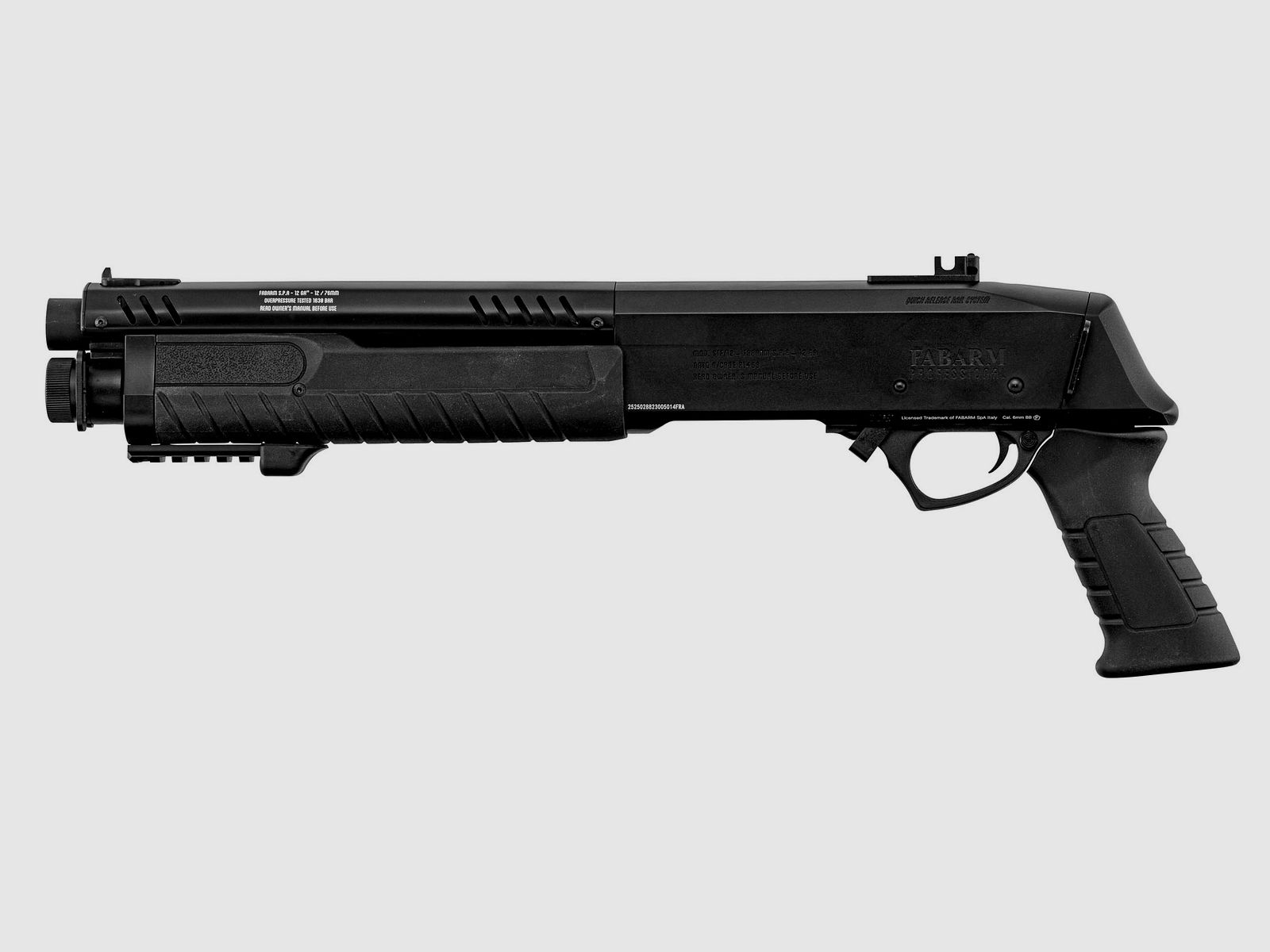 FABARM STF12 Initial Short Schwarz 6mm - Airsoft Gas Non BlowBack