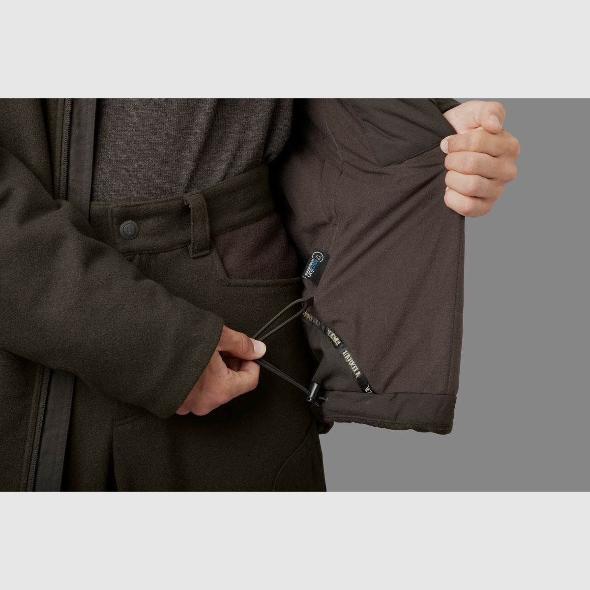 HÄRKILA Metso Winter Jacke Willow Green/ Shadow Braun