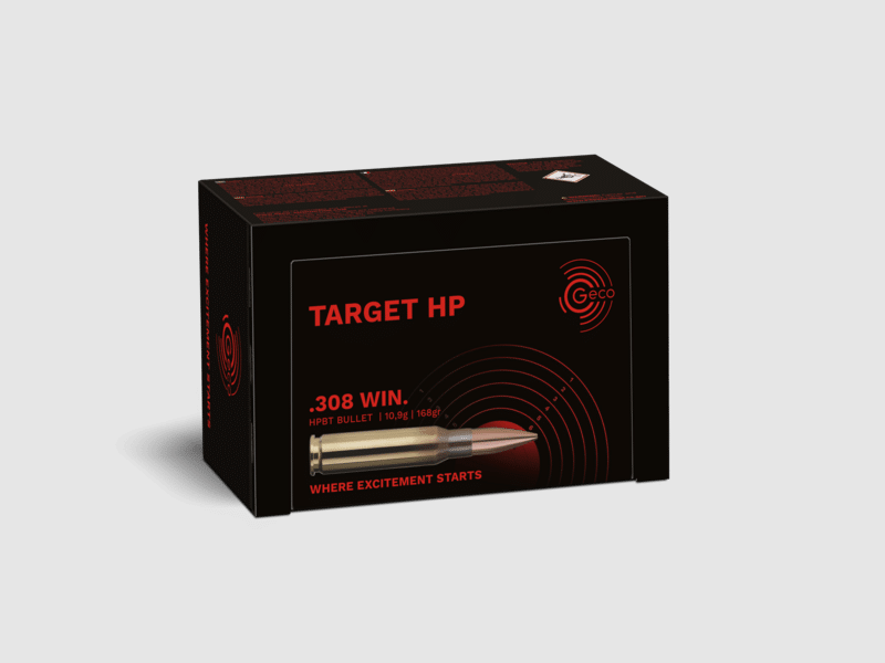 .308 Win. Geco Target HP 10.9g / 168grs.