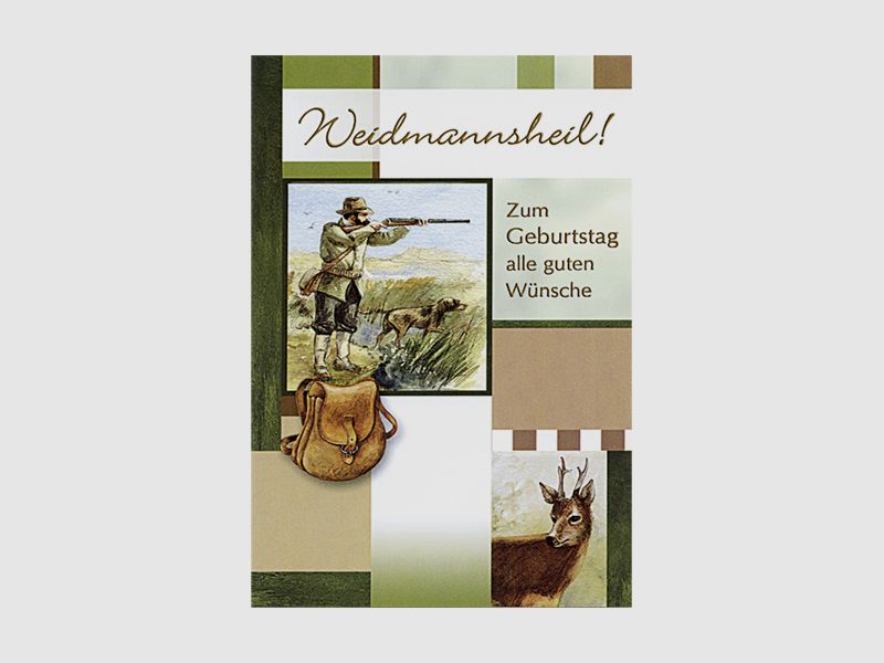 Fritzmann Geburtstags Karte Jagd