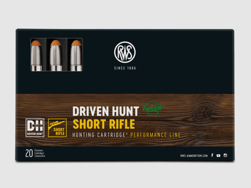 RWS 2430781 9.3x62 Driven Hunt Short Rifle 16.2g/250grs.