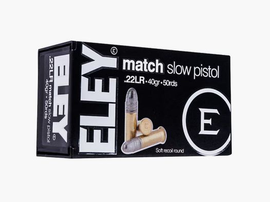 Eley Match Slow Pistol par 50 pièces