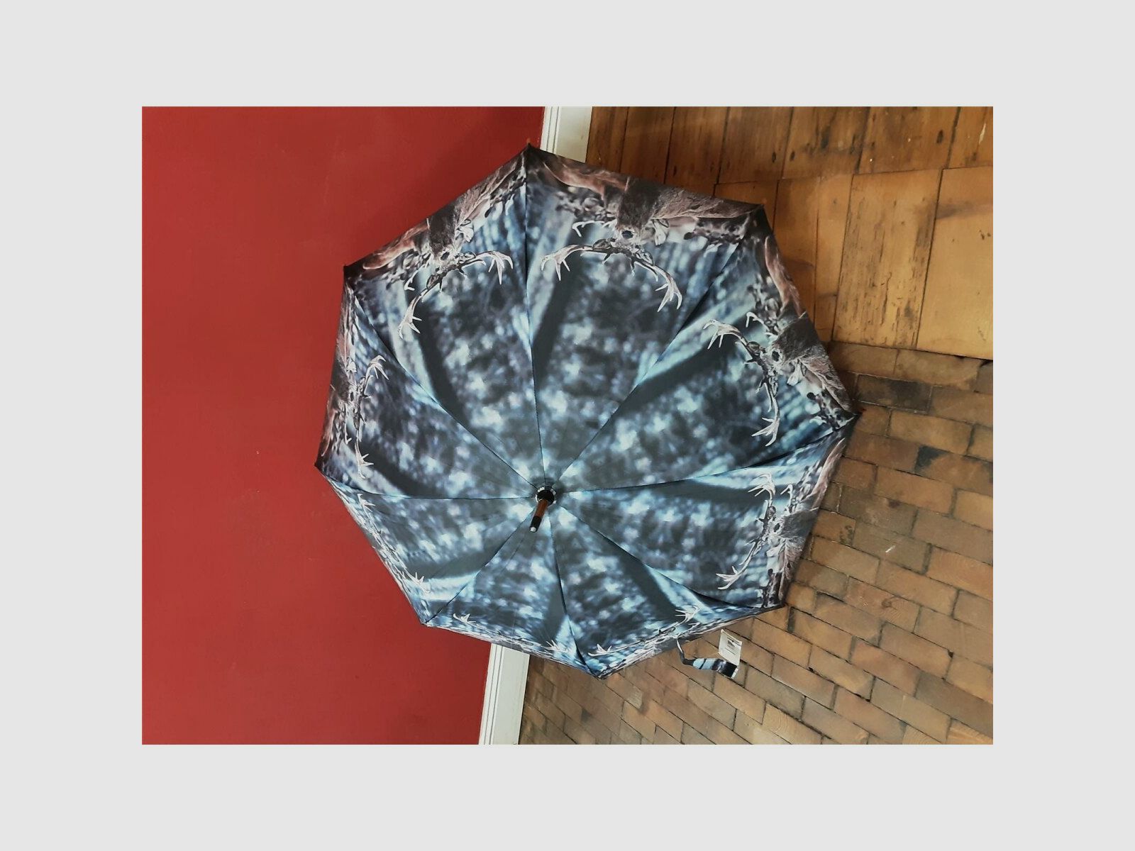 Lovergreen Regenschirm Motiv Hirschkopf