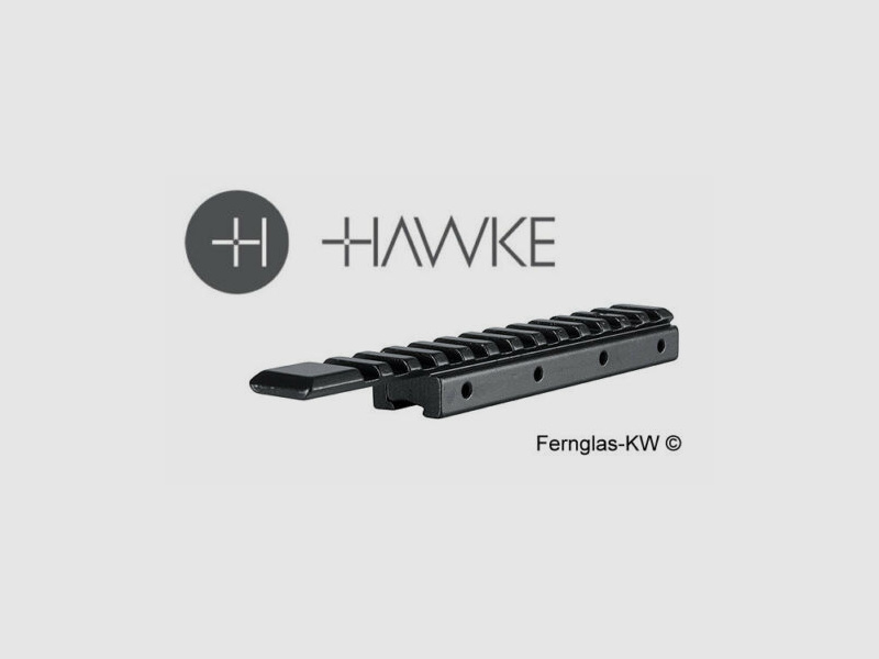HAWKE 22401 Adapterschiene 11MM AIRGUN / 3/8" RIFLE TO WEAVER / PICATINN 1 Stück