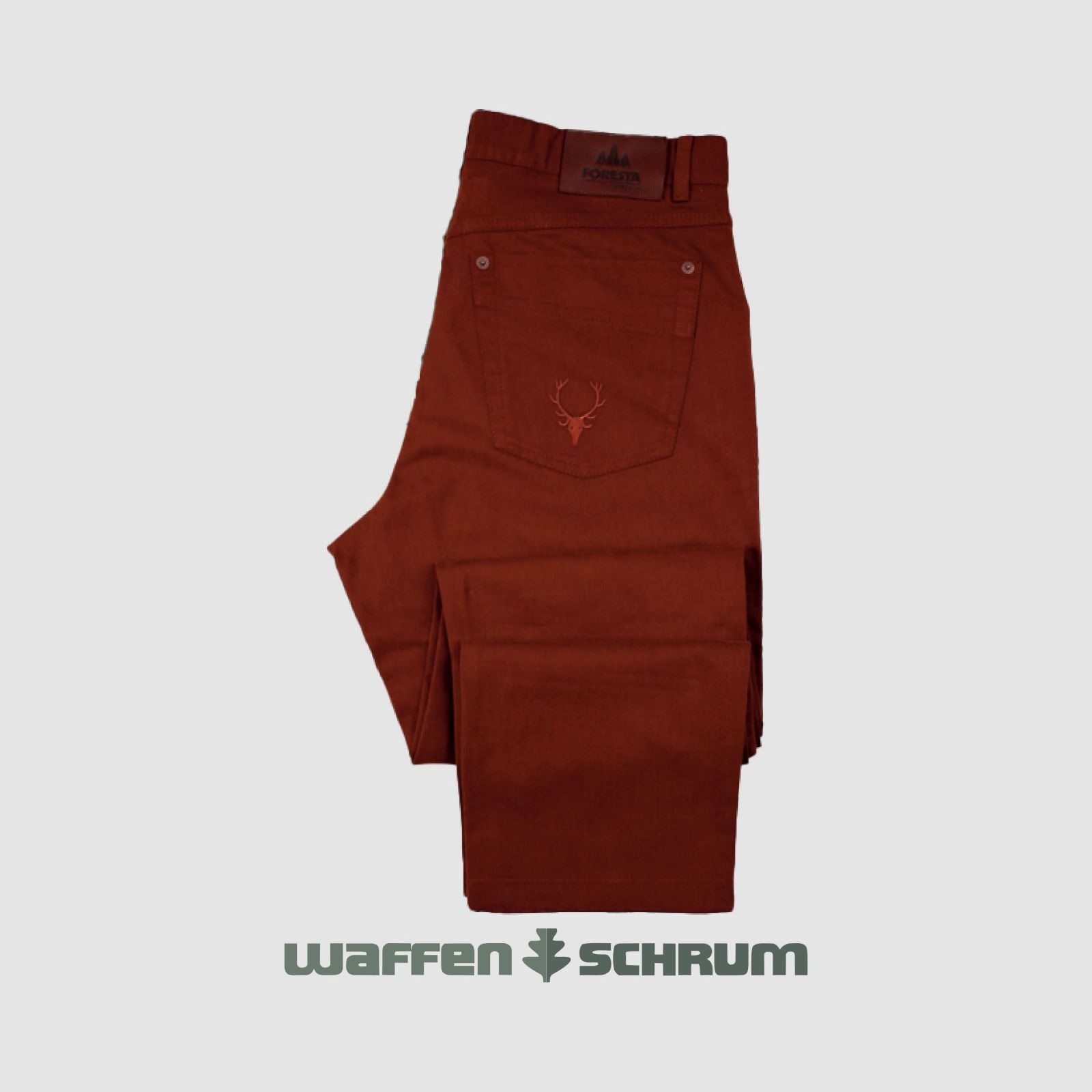 Foresta Hose Fivepocket Cognac