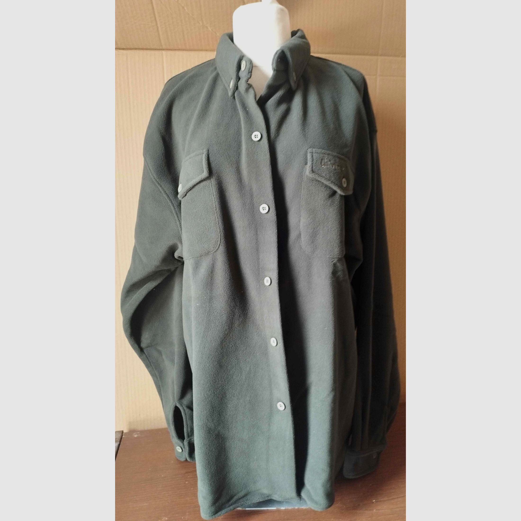 CHEMISE POLAIRE UNIVERSELLE VERTE AVEC 2 POCHES Taille XXL, image 4 sur 5