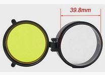 Lens beschermkap voor richtkijker met filter, Flip Up Lens Protector, 39,8mm diameter
