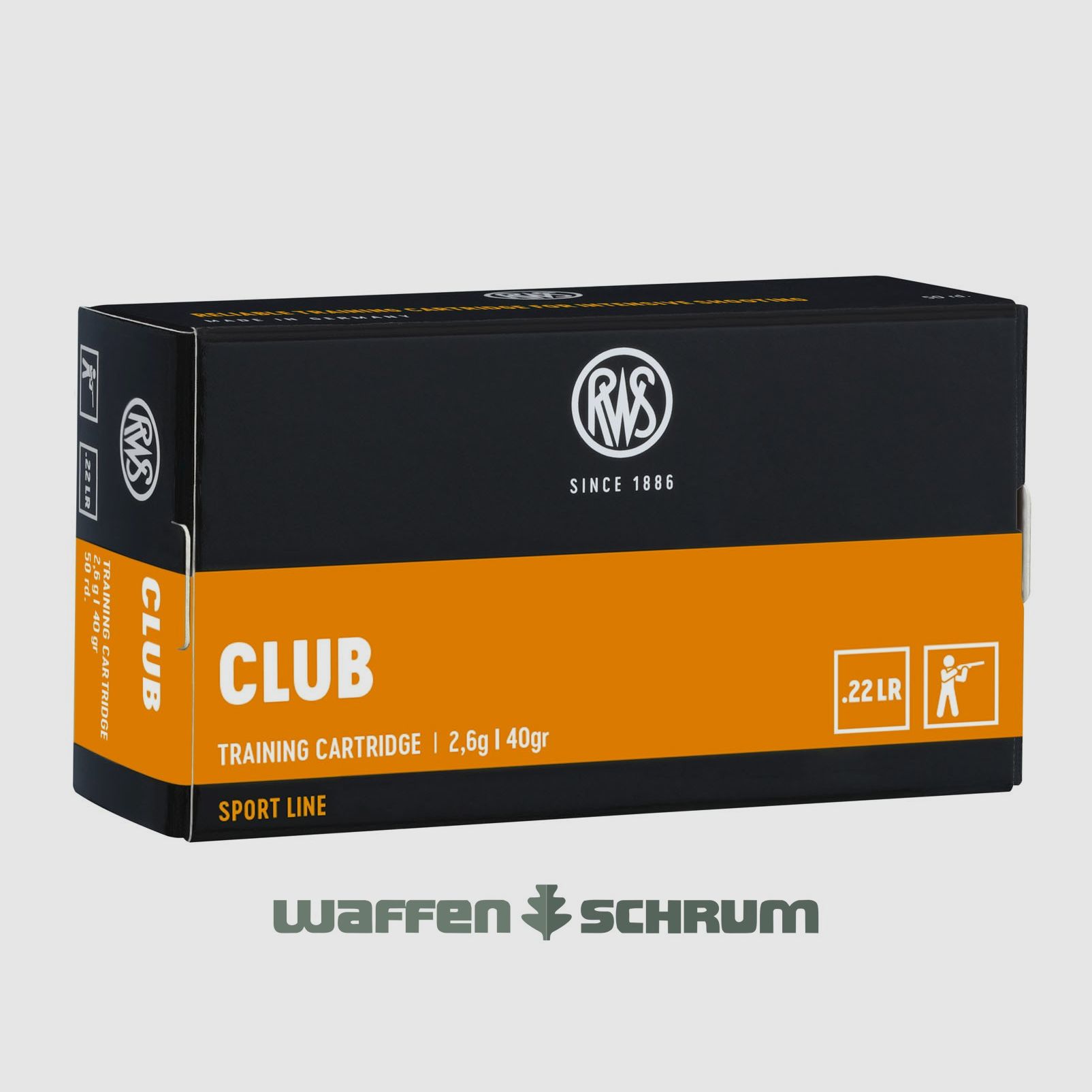 RWS Club 2,6g - 40gr .22lr