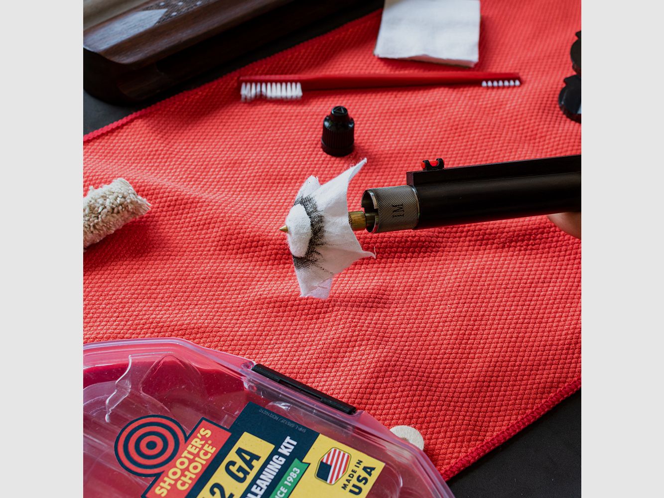 Panni per la pulizia Shooter's Choice 3" per .50 - .12/.10 100 pezzi (SHF-919SQ-100)