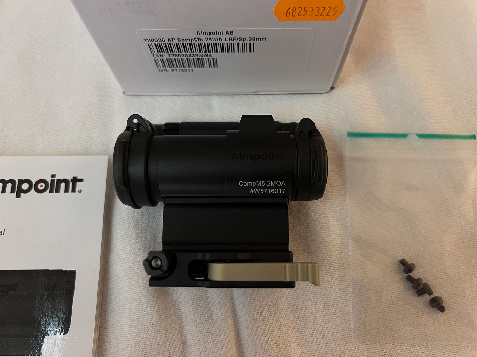 Aimpoint Comp M5 inclusief 39 mm Riser Mount Nieuw NP 1.149€