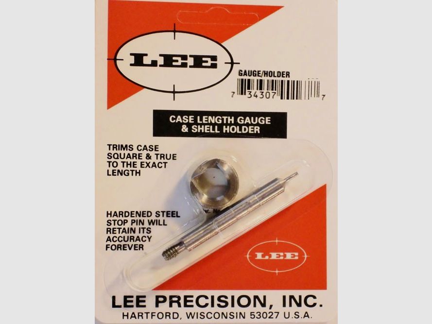 Gauge + Supporto per bossoli Cal. 38 Sp.