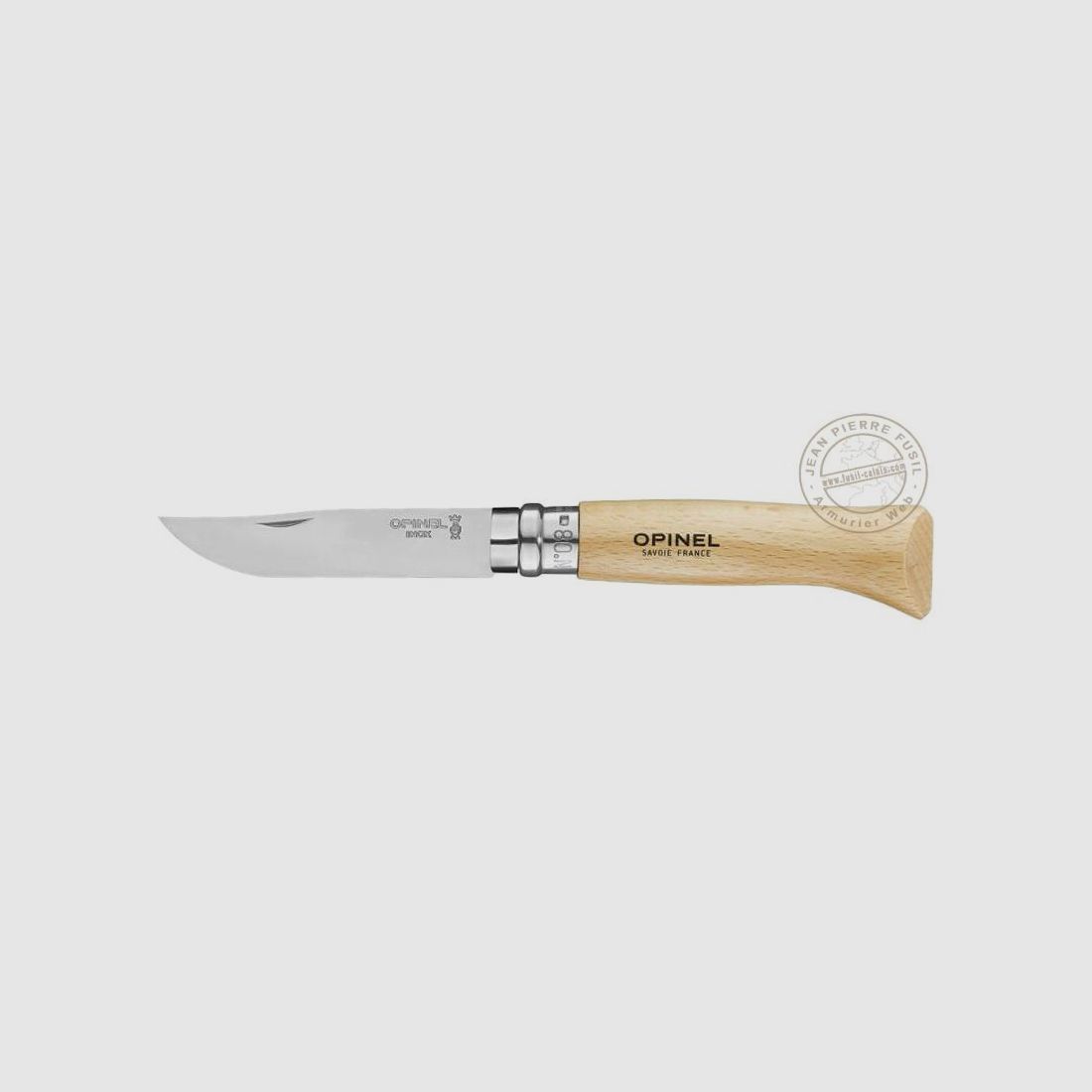 OPINEL Set - RVS Lemmet N°8 Olijfhouten Handvat, afbeelding 2 van 4