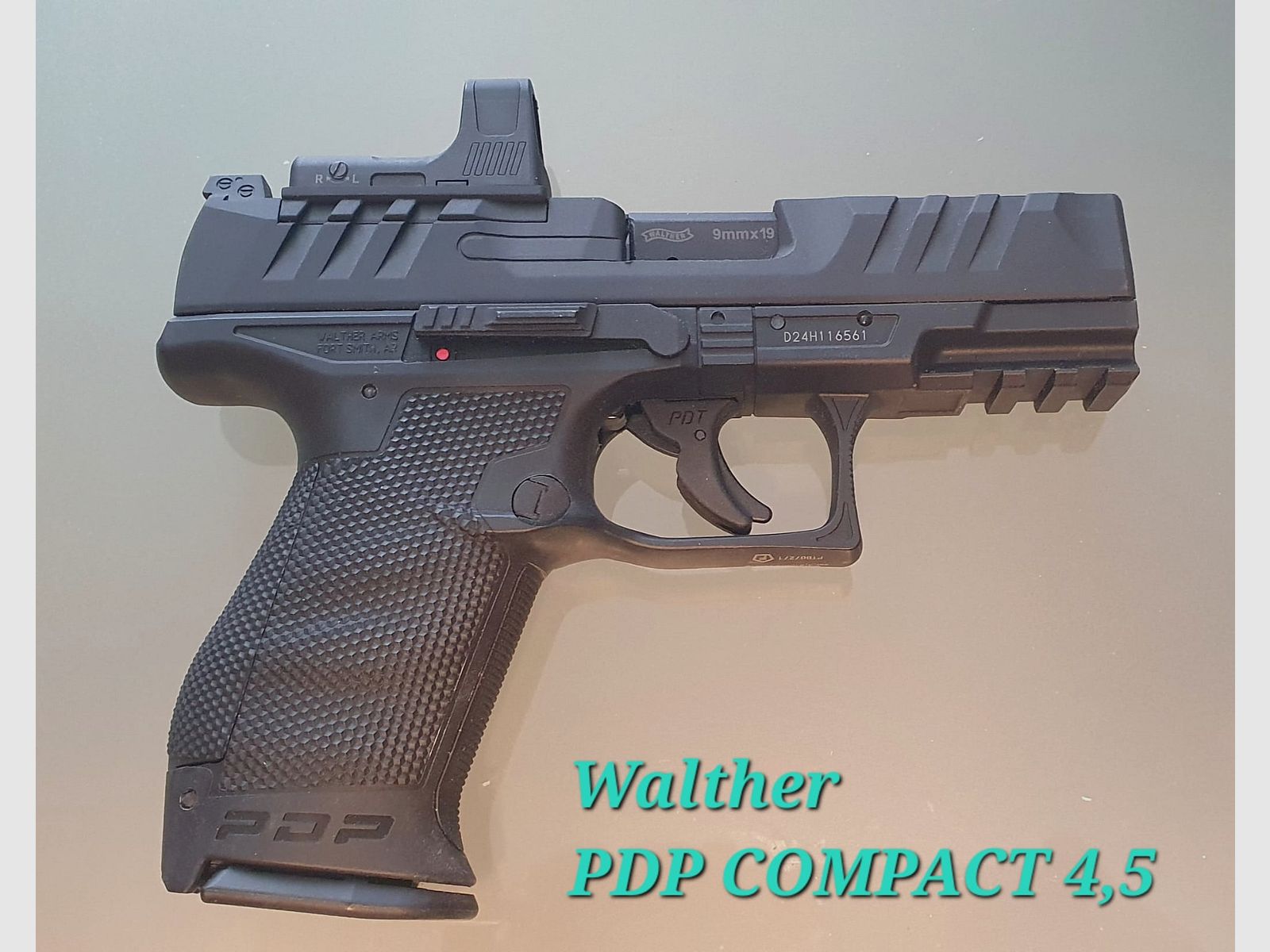 Walther CO2 pistolet PDP Compact 4" – zestaw