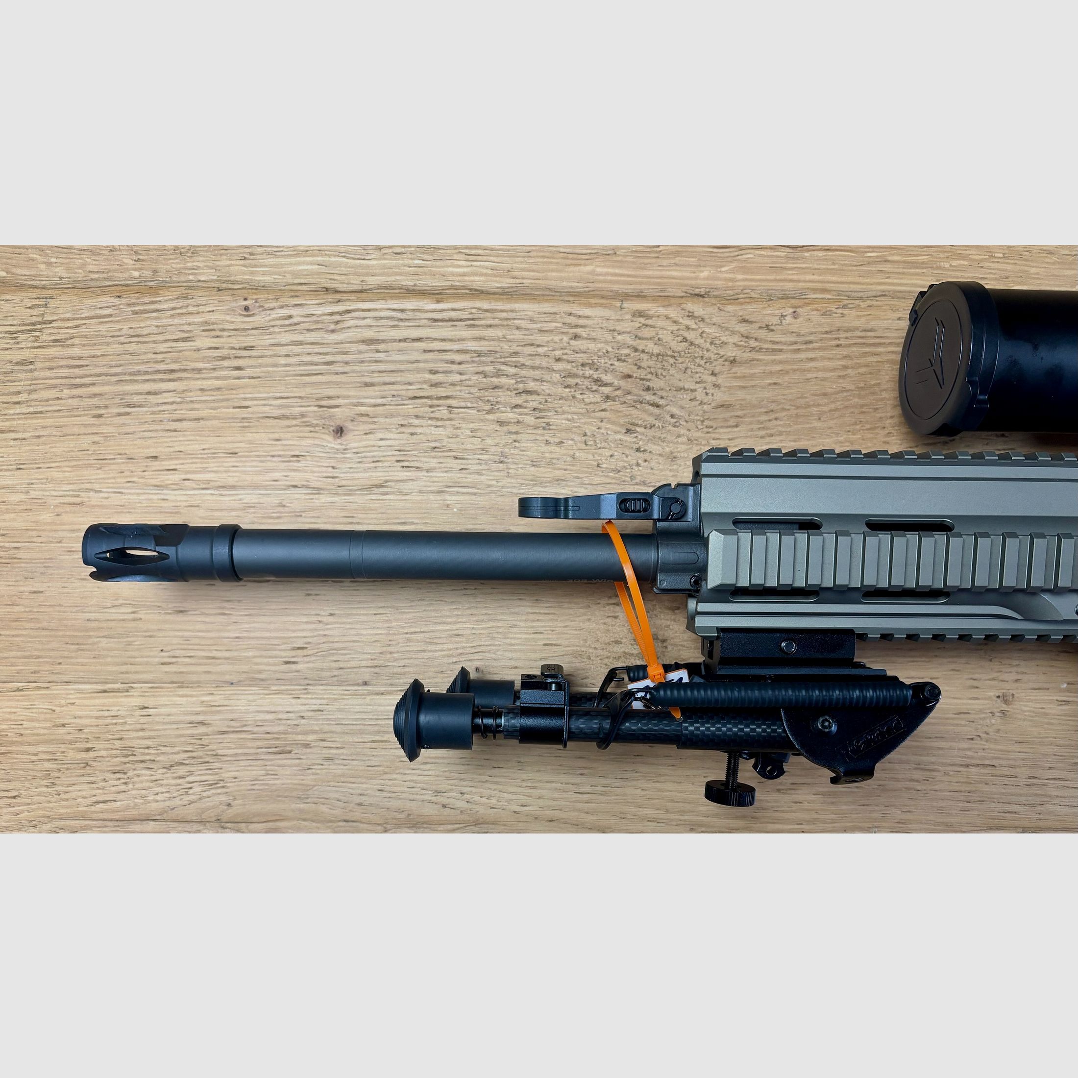 Heckler & Koch HK MR 308 A3 - Sandfarben - inkl. ZF Falke 4-16x44 TAC Karbon Zweibein
