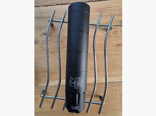 A-TEC H2 suppressor – Cal. .30 (e.g. .308, .30-06, .300 Win Mag) – Thread 5/8x24 – Top condition!