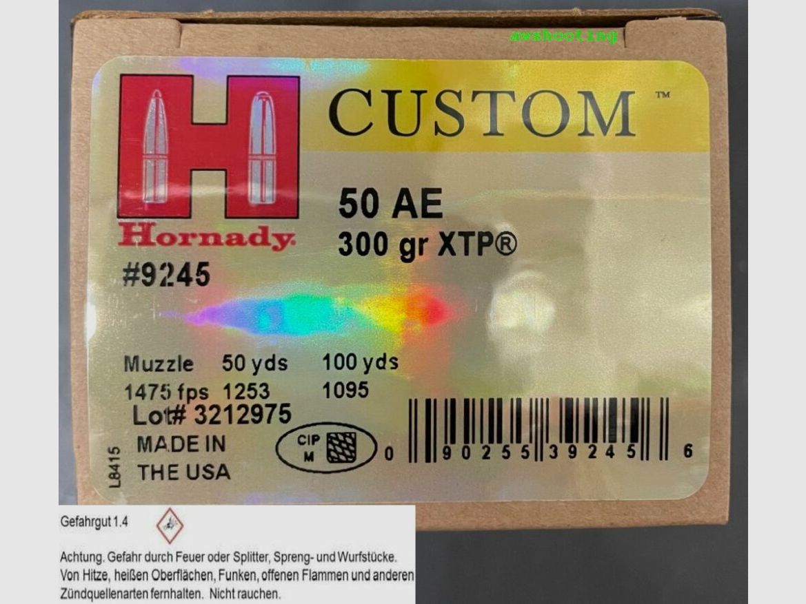Hornady XTP/HP 300 grs