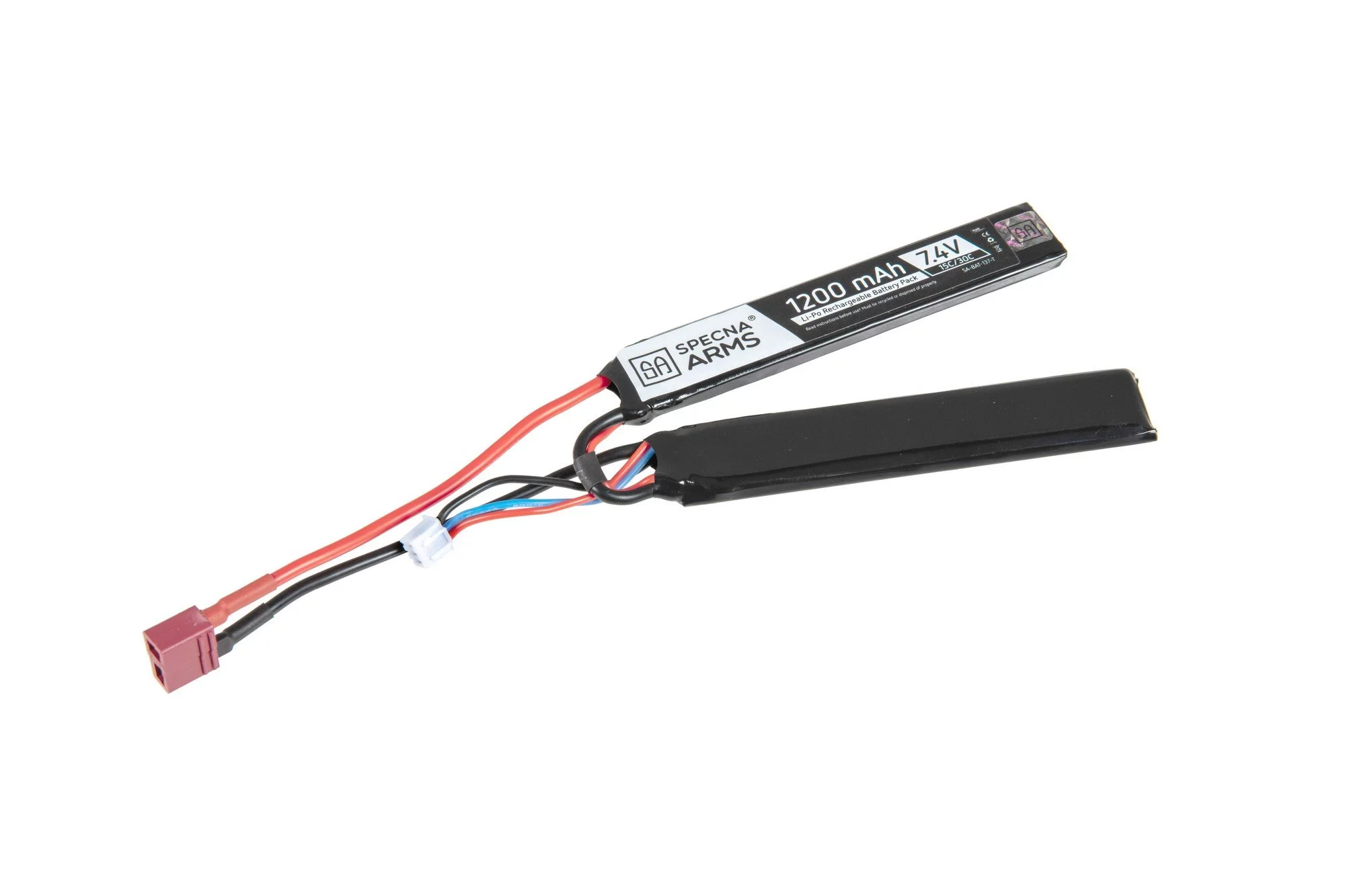 LiPo-Akku 7,4V 1200mAh 15/30C - 2-teilig - T-Connect (Deans), Bild 6 von 8