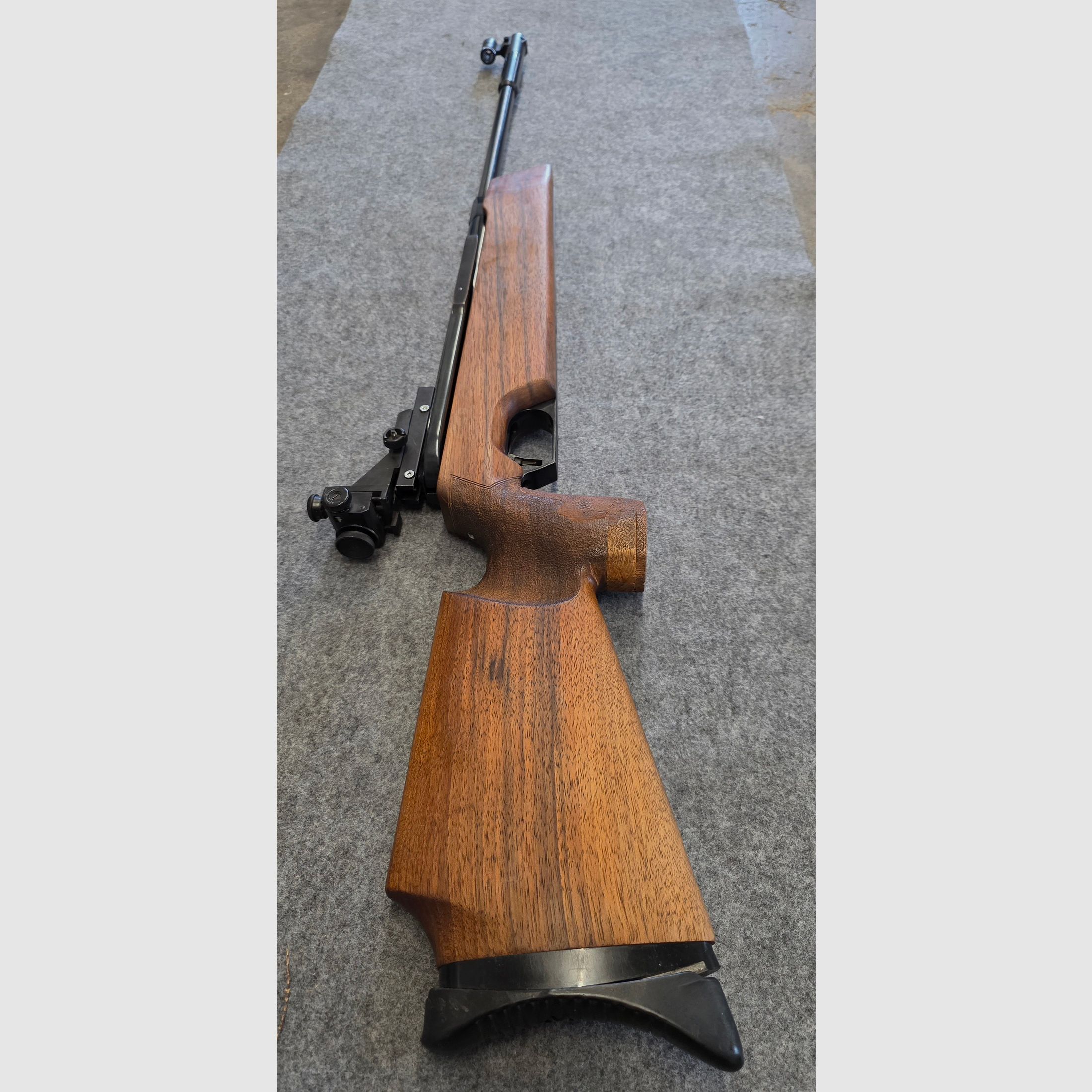 Seitenspanner Feinwerkbau FWB Mod. 300s Luftgewehr Match Gewehr mit Diopter Visier Erhöhung