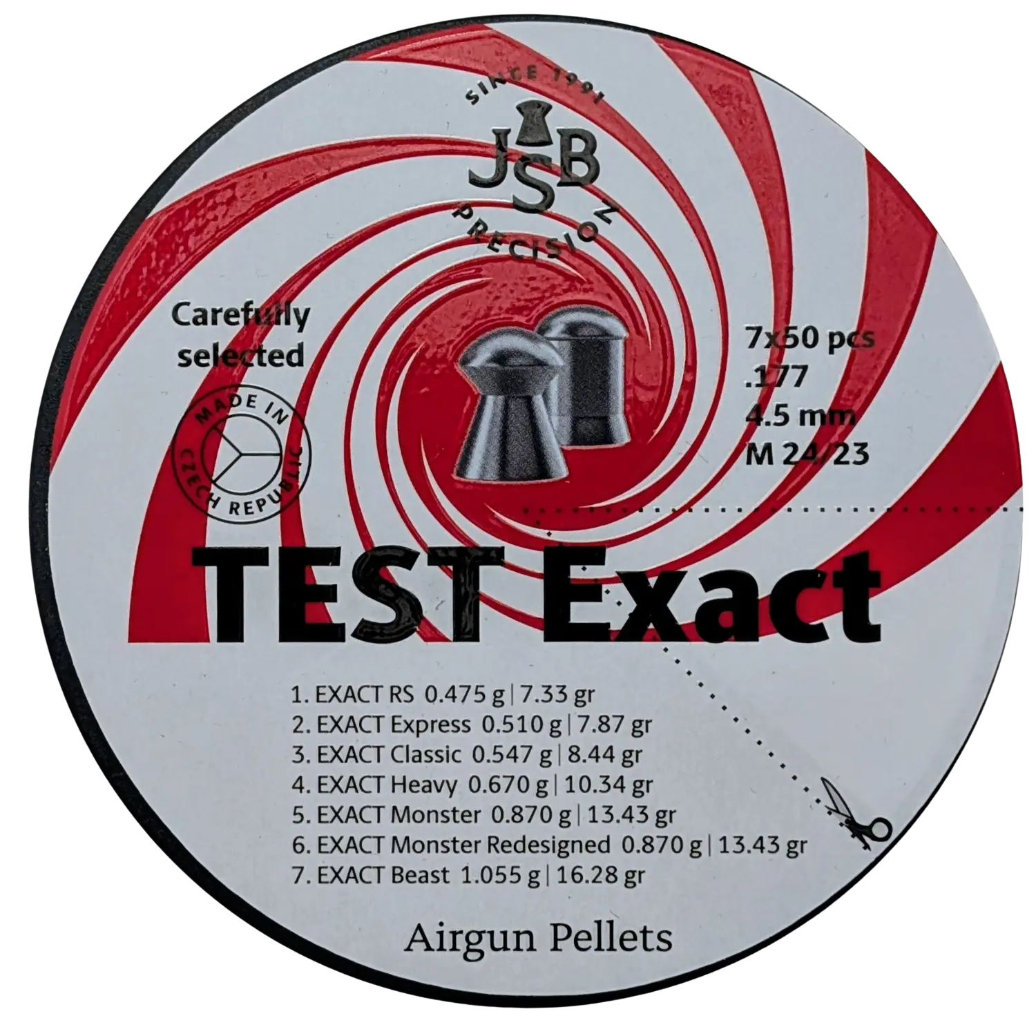 JSB Exact Test Set 4,5mm
