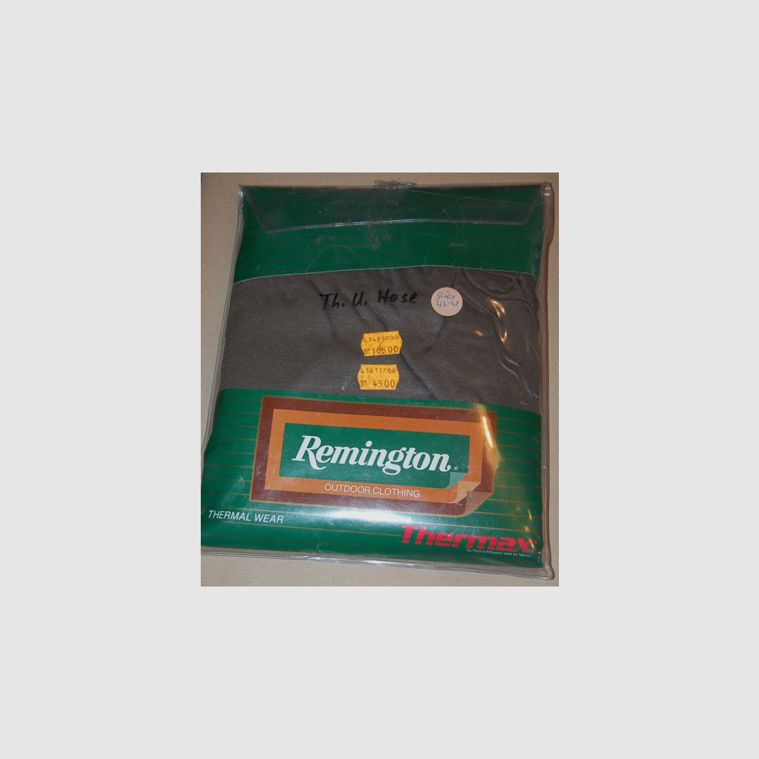 ***Org. Remington Thermo Unterhose Grün in Gr. 46/48***