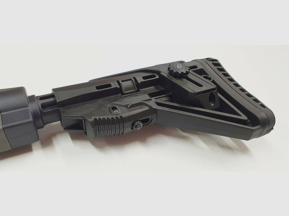 Schwaben Arms GmbH SAR M41 / HK41 / HK G3 crosse avec crosse télescopique GWMH SPC AR, complète avec pièce de base