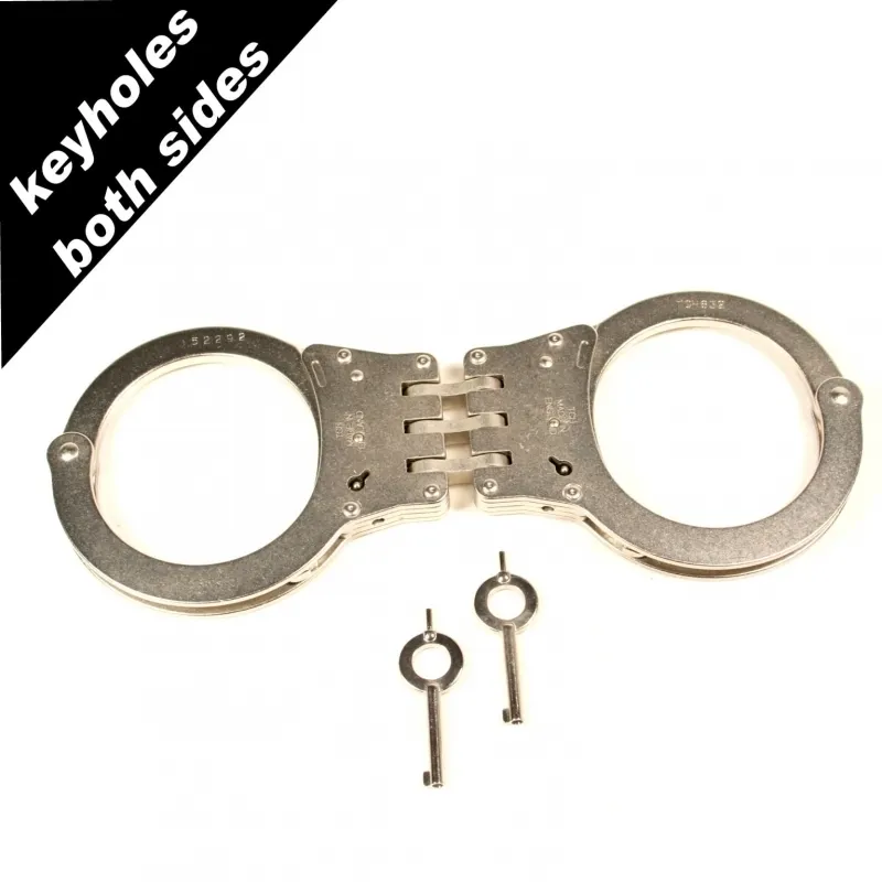 TCH Handschelle Modell 830 Superior mit Gelenk Nickelschwarz – 23 Schliesspositionen