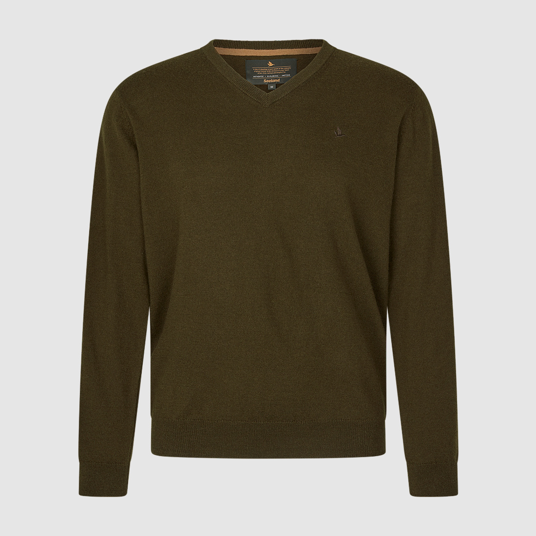 Seeland Pine V-Neck Sweater Men Light Pine XL