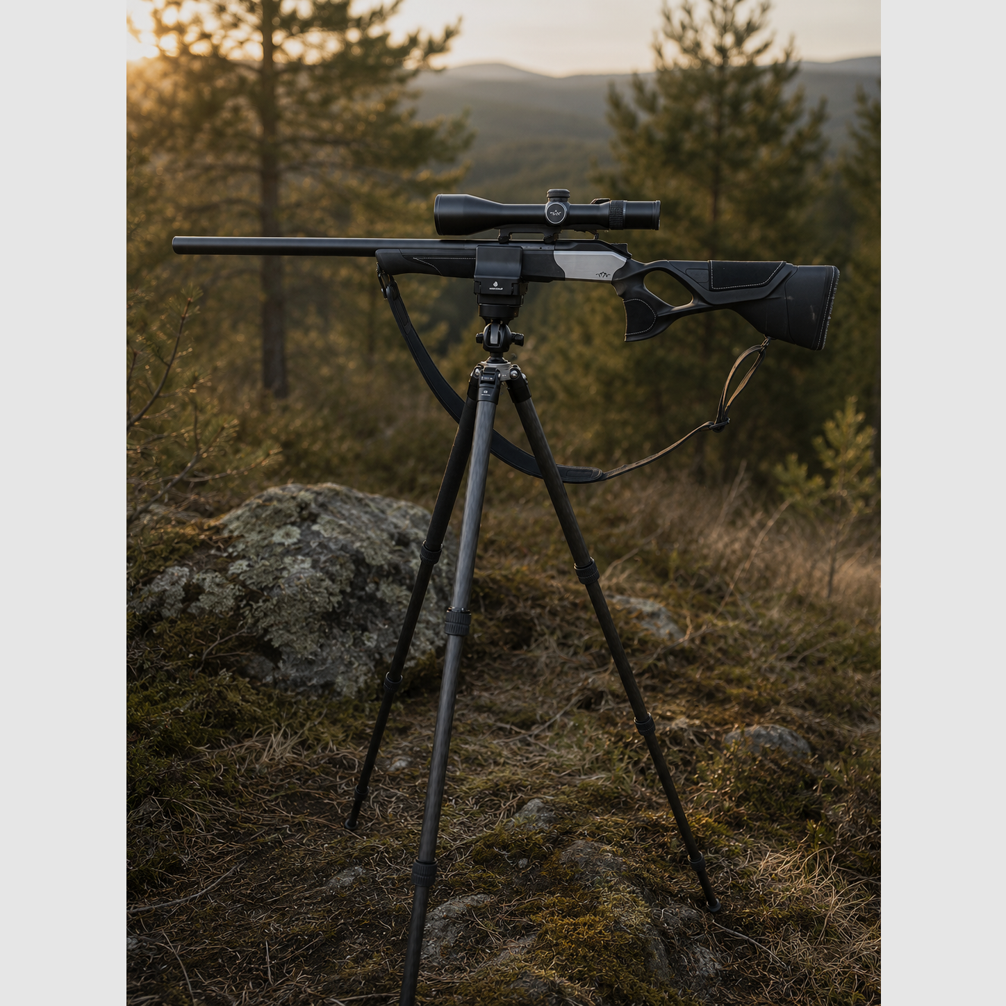 ShooterKing Apex Carbon Schietstok/Tripod Incl. Geweerklem, afbeelding 14 van 16