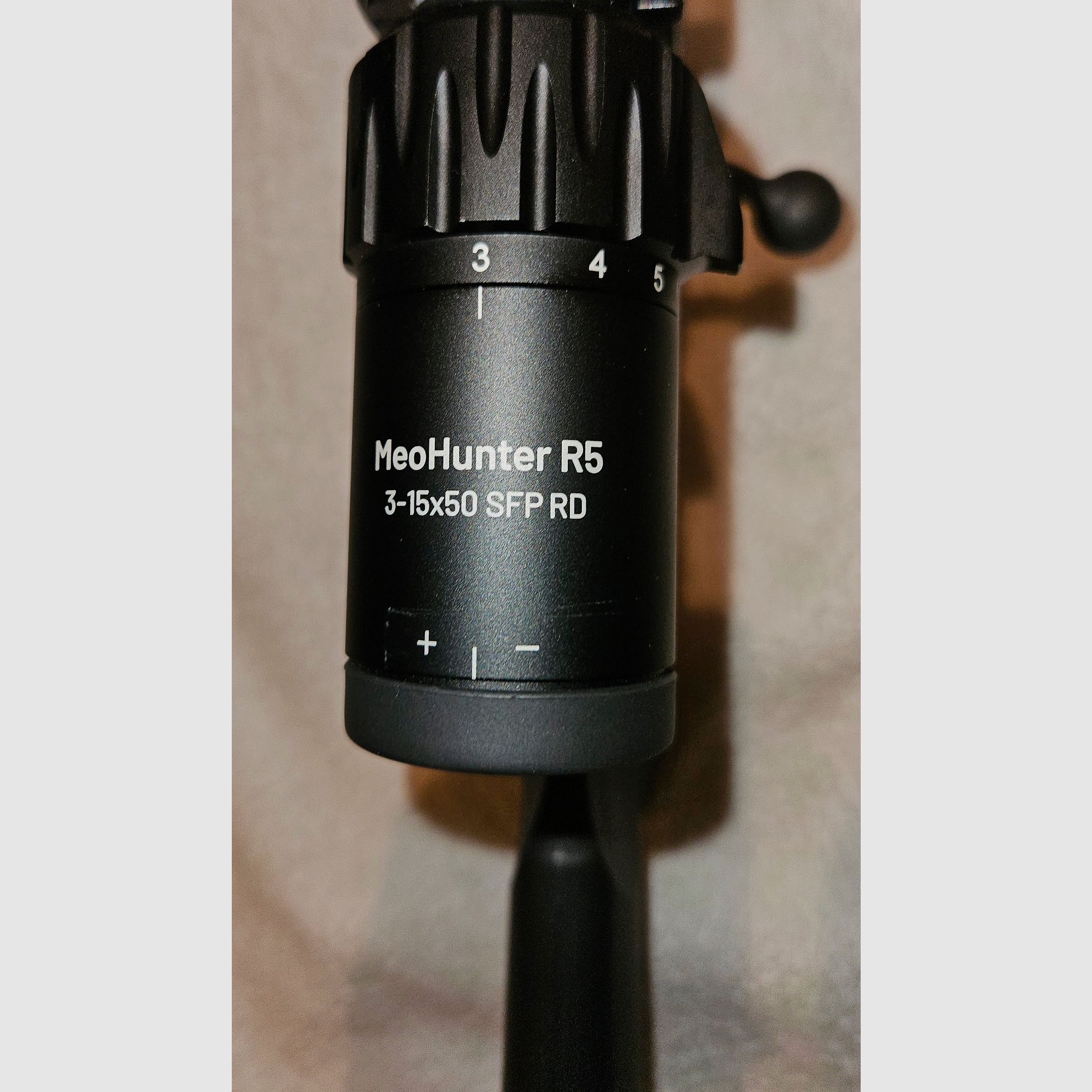 Savage 25 Walking Varminter M15x1 thread .22 Hornet with scope 3-15x50 reticle 4c