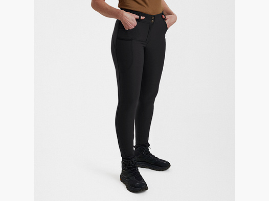 Leggings de chasse pour femmes - Noir – Taille des vêtements femmes : 36