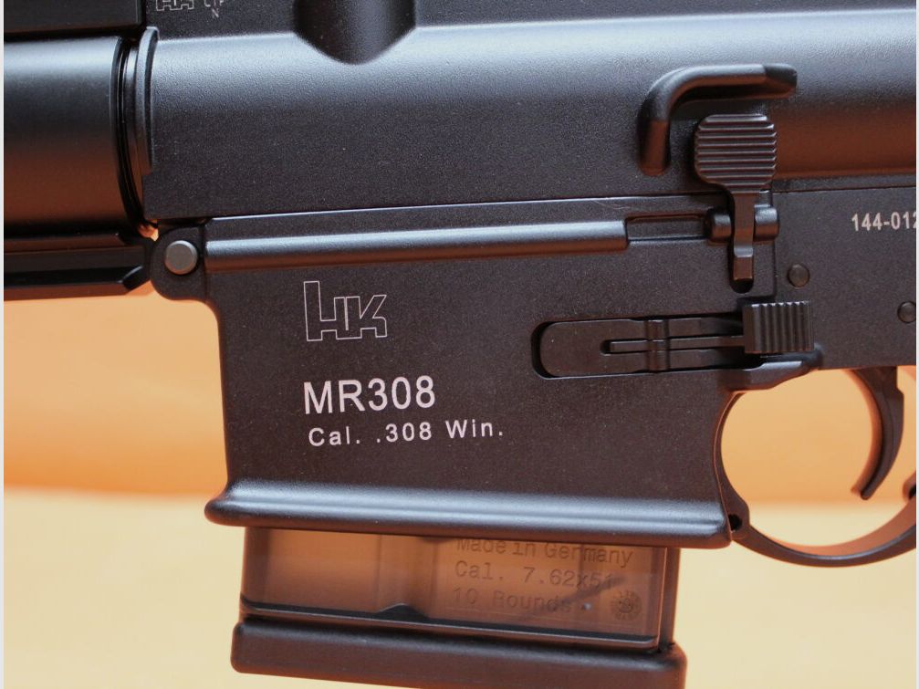 Heckler&Koch Ha.Büchse .308Win Heckler&Koch/H&K MR308 A3 13" Lauf Schwarz HKey, Gas-Piston-System HK417/G28