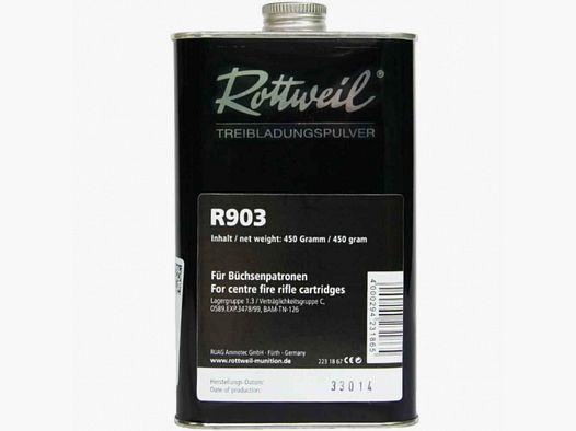 ROTTWEIL R 903 NC PROCH DO STRZAŁÓW 0,45 KG
