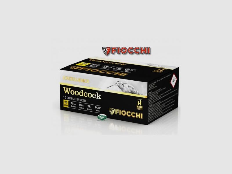 FIOCCHI Patronen WOODCOCK Kal.20