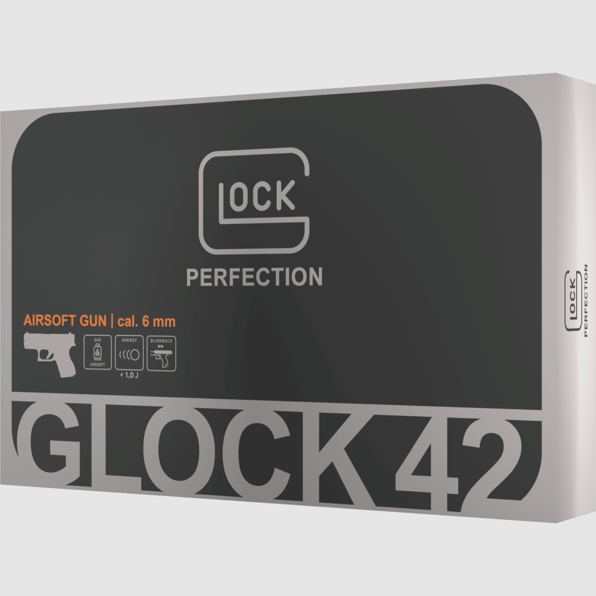 Glock 42 con slitta in metallo GBB nera - VfC