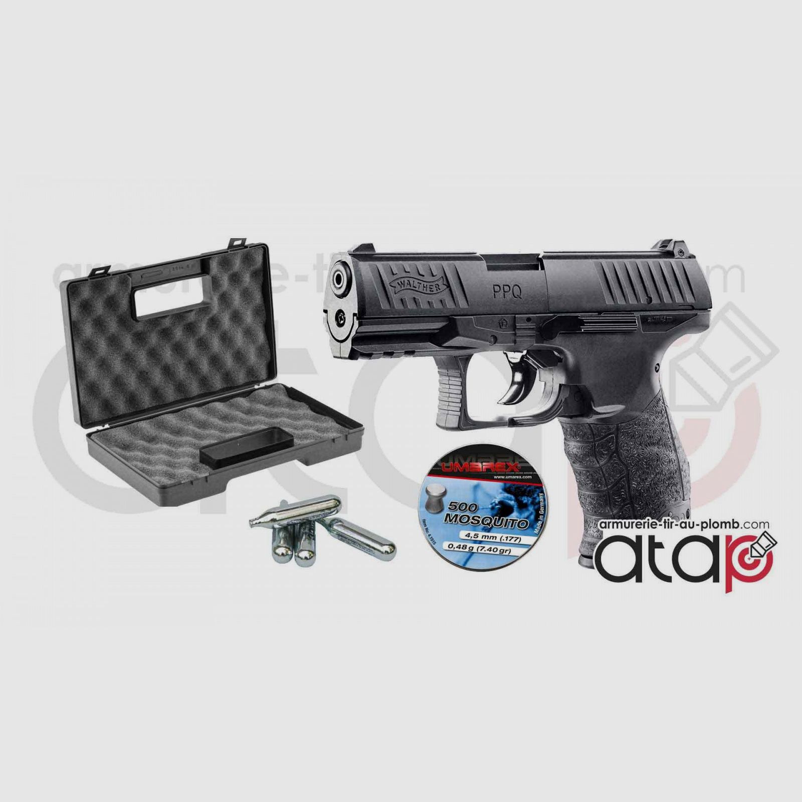 Pack Walther PPQ - Pistolet à plomb, image 1 sur 7