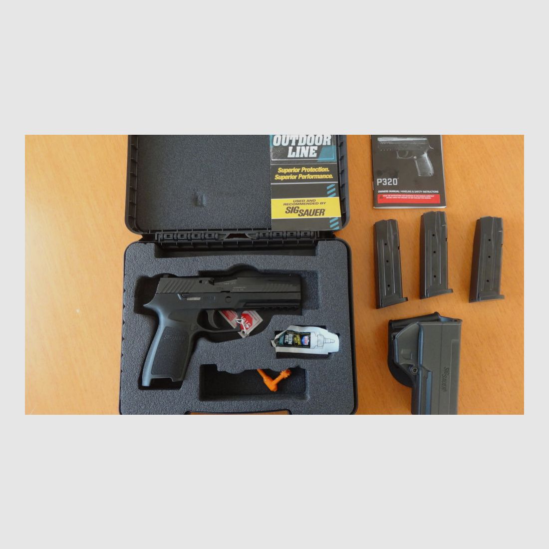 Sig Sauer SL-Pistole P 320 Fullsize Cal. 9x19 mm