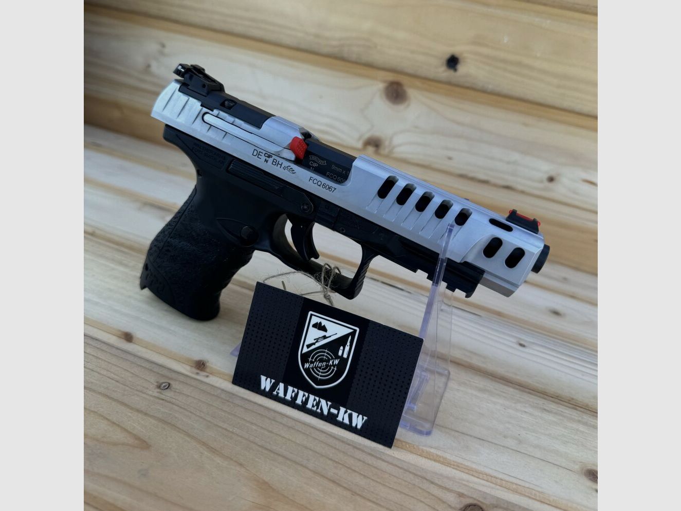 Demonstration weapon Walther semi-automatic pistol Q5 Match Champion 9x19 INT. 15R in 9mm Luger