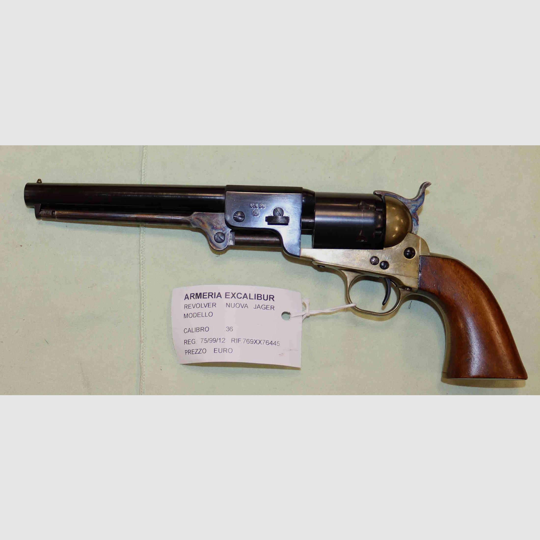 Revolver Nachbildung Vorderlader Neue Jager Modell Navy Kaliber 36, Bild 1 von 5