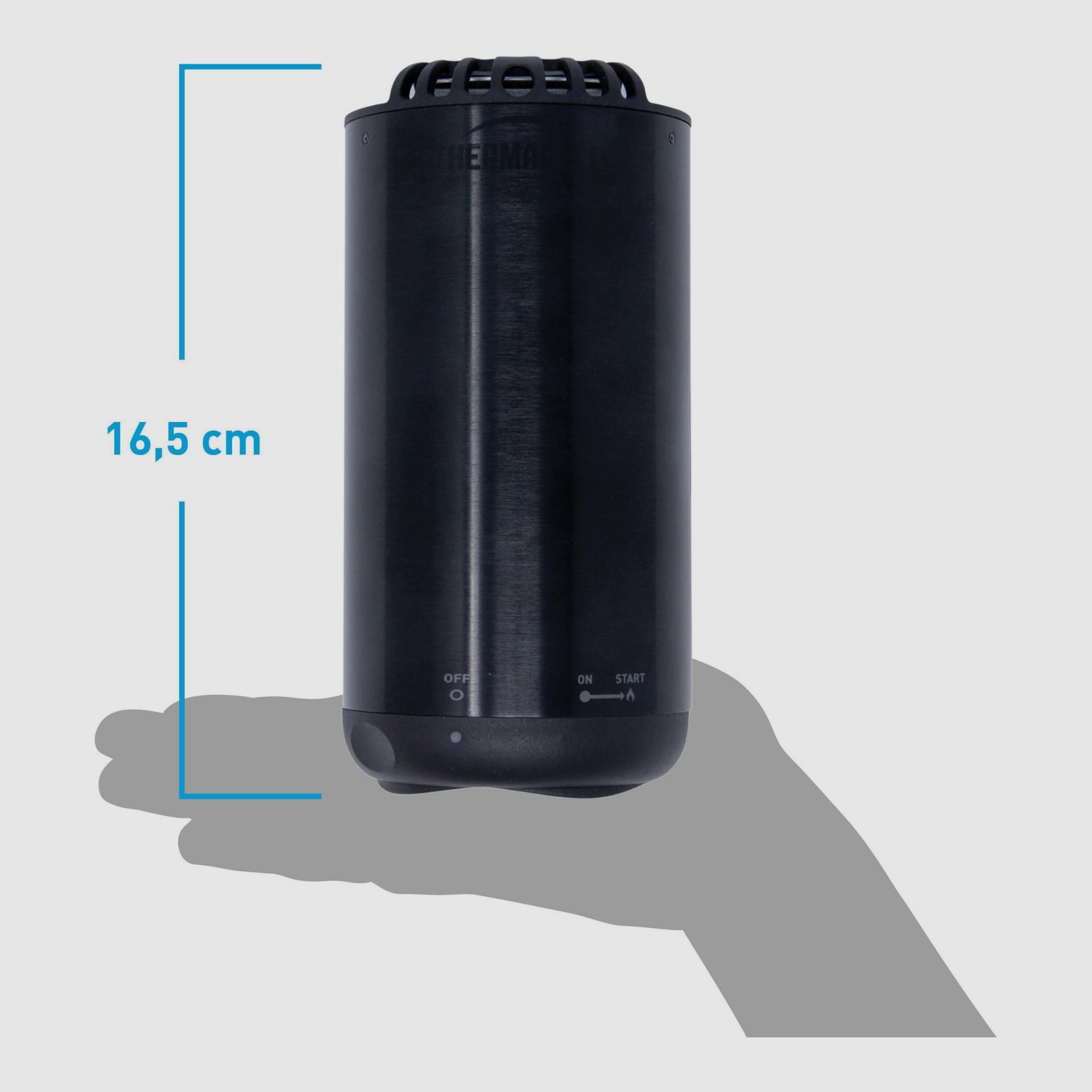 THERMACELL 920208 Muggenbestrijdingsapparaat Tafelapparaat HALO Mini Metaal Editie