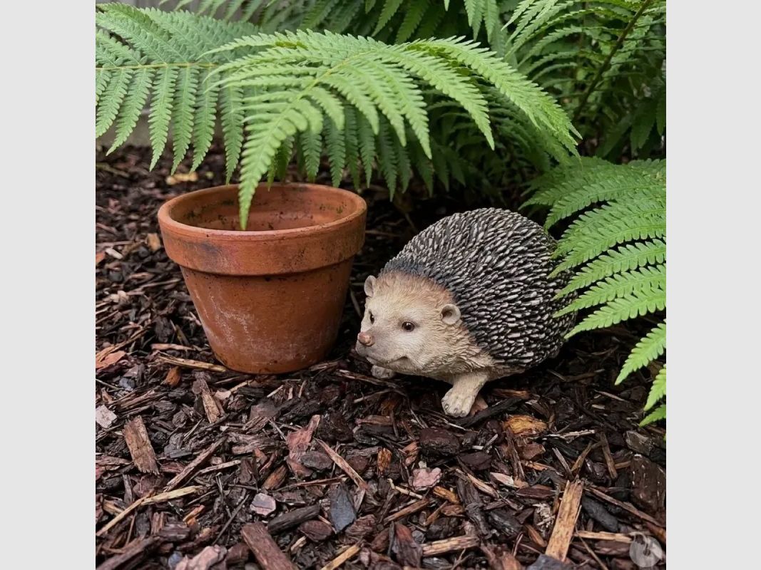 Deko-Igel aus Harz - 20,5 x 12,8 x 9,6 cm, Bild 8 von 14