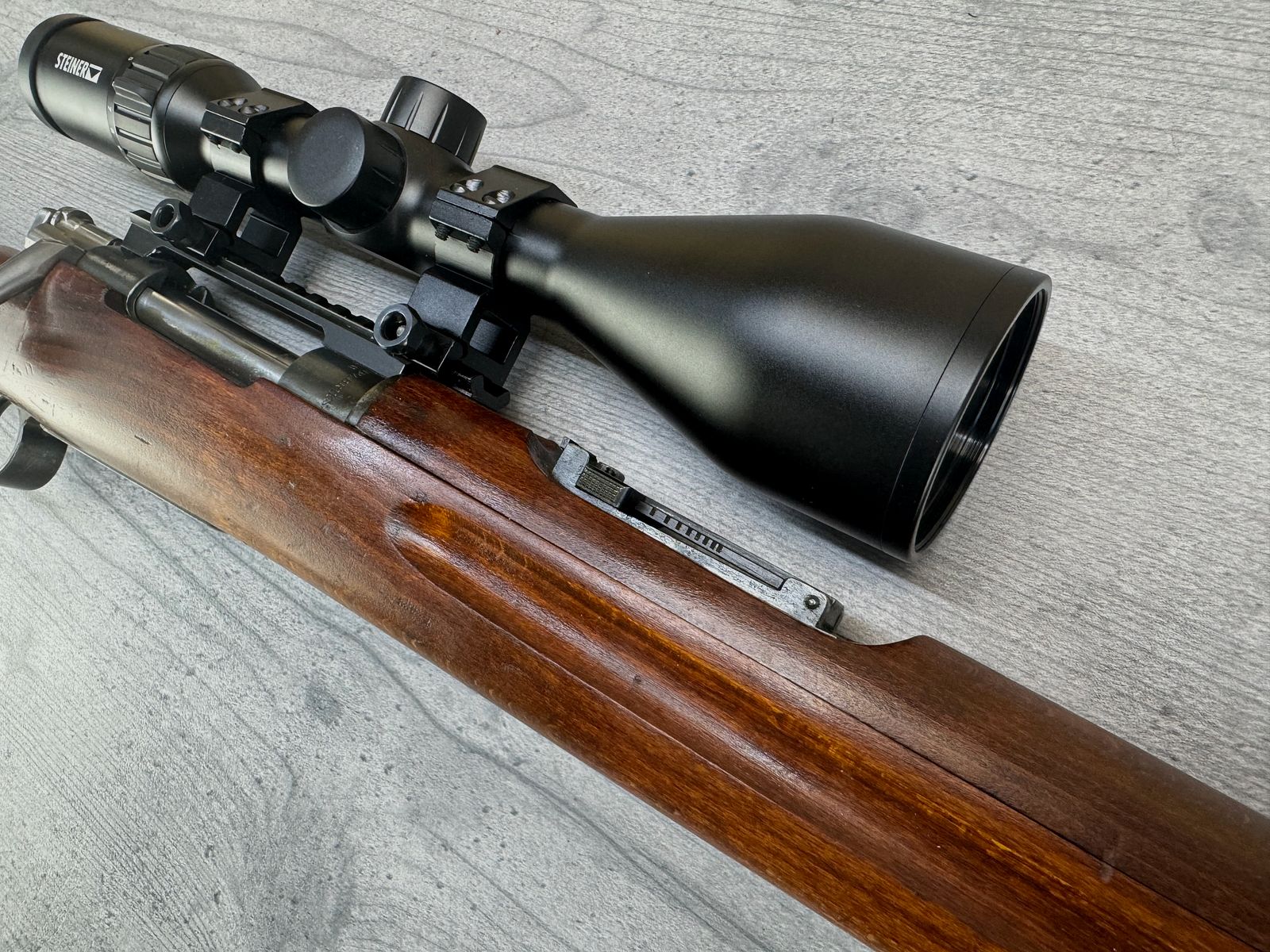 Carl Gustaf/ Husqvarna M/38 6.5x55mm with Picatinny + Steiner Ranger 4